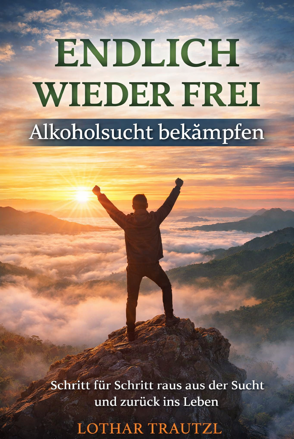 Buchcover: Endlich wieder frei – Alkohol aufhören Schritt für Schritt